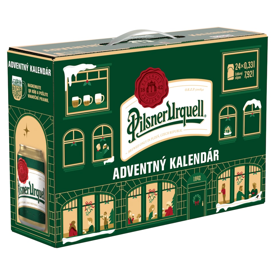 Pilsner Urquell Advent Calendar 24 x 0.33 L (7.92 L)