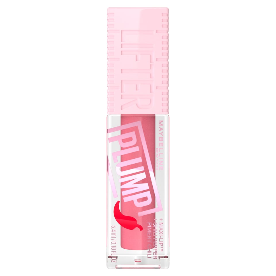 image 1 of Maybelline Lifter Plumping Lip Gloss - Blush Blaze 5.4ml