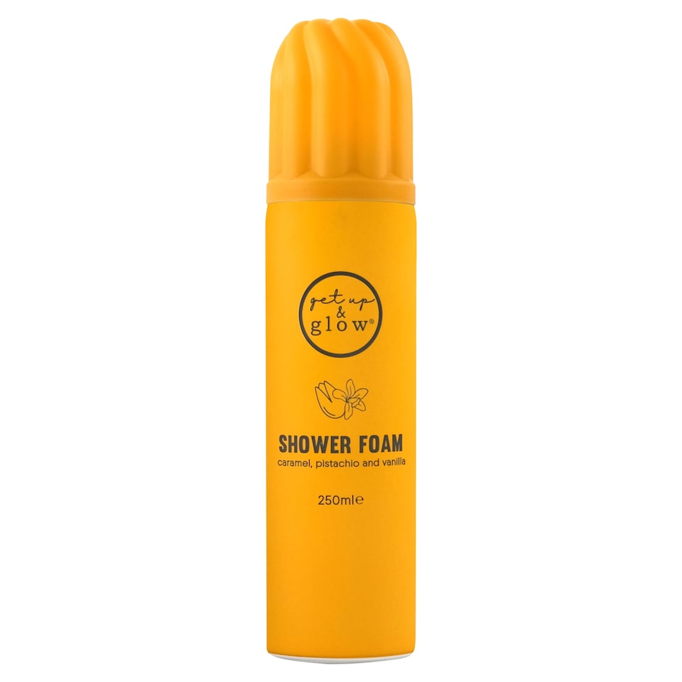 Get Up and Glow shower foam caramel pistachio and vanilla 250ml