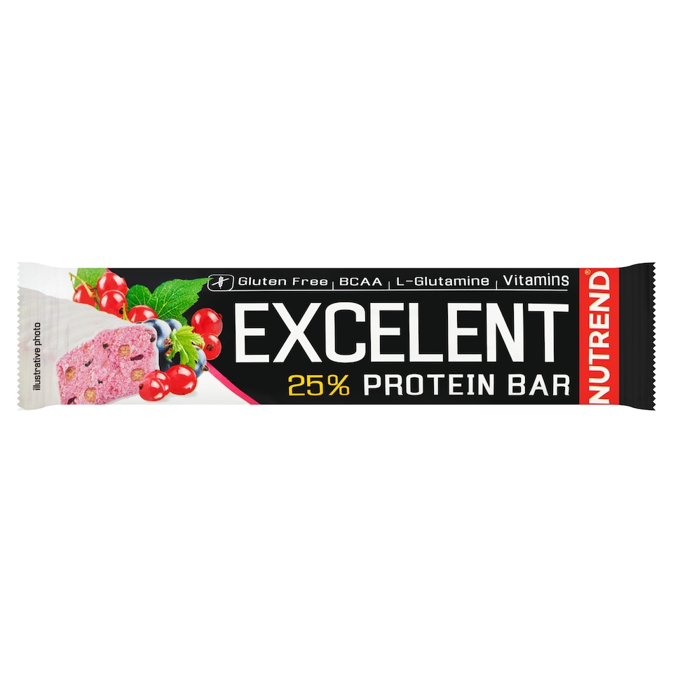Obrázek 1 pro produkt Nutrend Excelent Protein Bar příchuť černý rybíz s brusinkami 85g