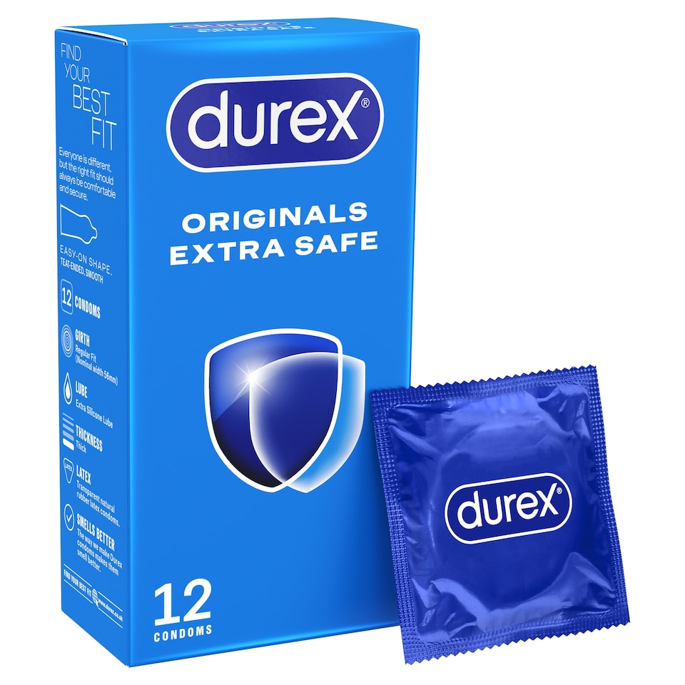 image 1 of Durex Originals Extra Safe Condoms Regular Fit 12 Pack