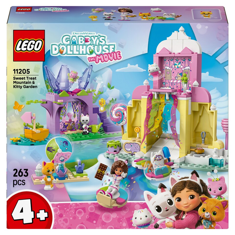 obrázok 1 z LEGO Gabinin kúzelný domček 11205 Sladká hora pokušenia a mačacia záhrada