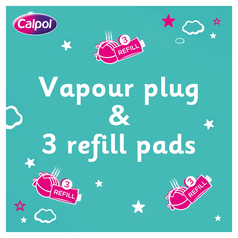 image 1 of Calpol Vapour Plug In & Nightlight 3+ Months - Lavender & Chamomile