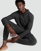 image 1 of F&F Fleece Hoodie and Cuffed Joggers Pyjamas in Grey