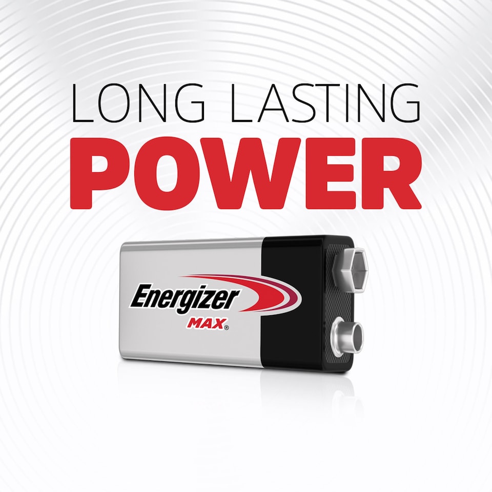 image 1 of Energizer Max 9V Batteries 2 Pack