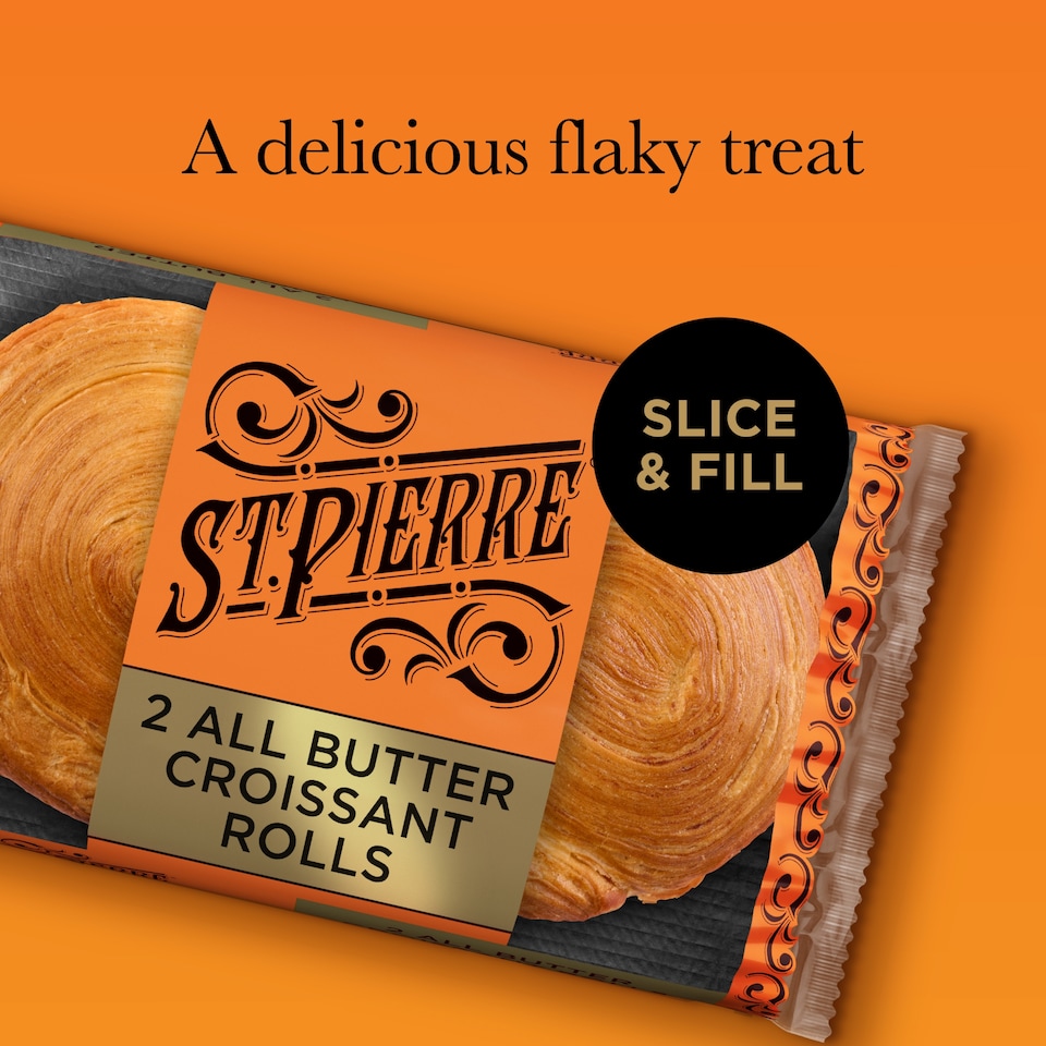 image 1 of St Pierre 2 All Butter Croissant Rolls