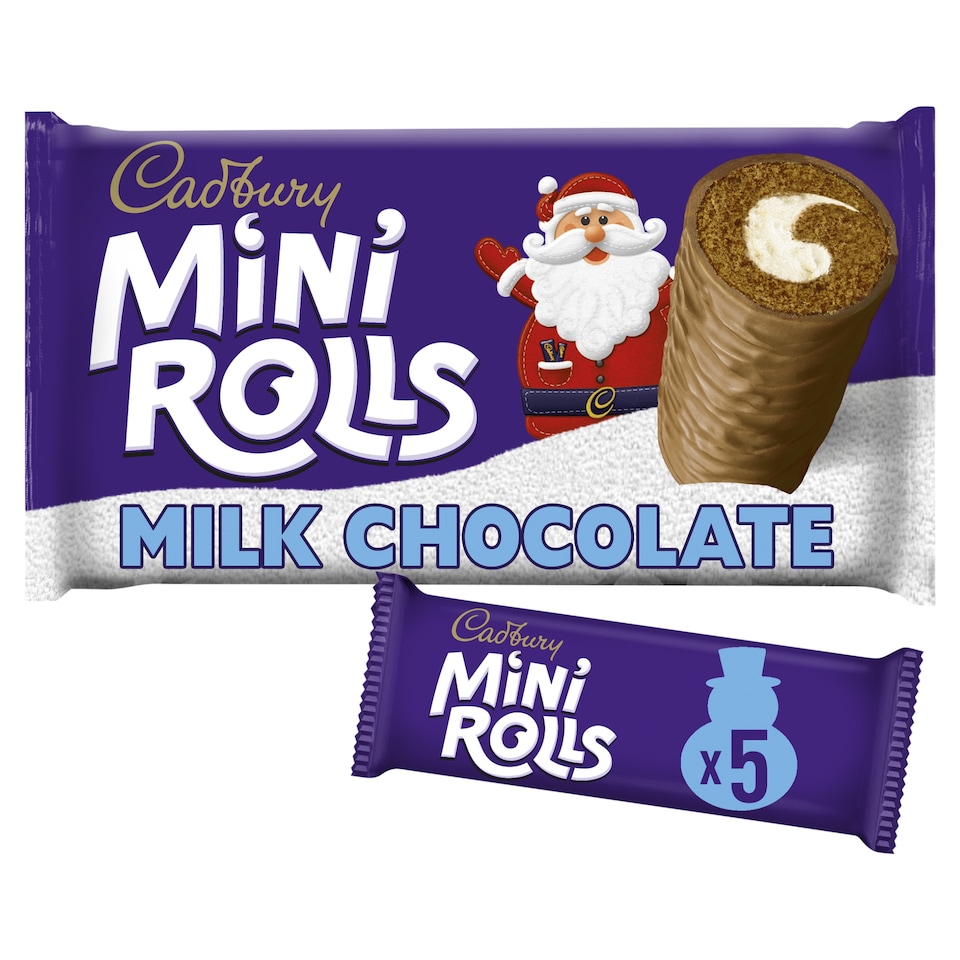 image 1 of Cadbury Mini Rolls - Milk Chocolate 5 Pack