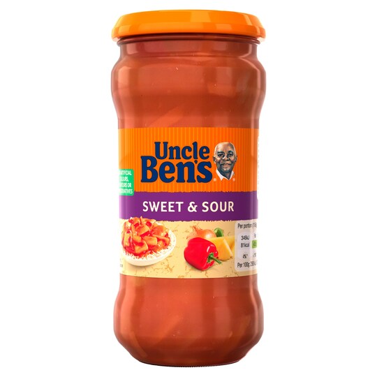 Uncle Bens Sweet And Sour Original Sauce 350G Tesco Groceries