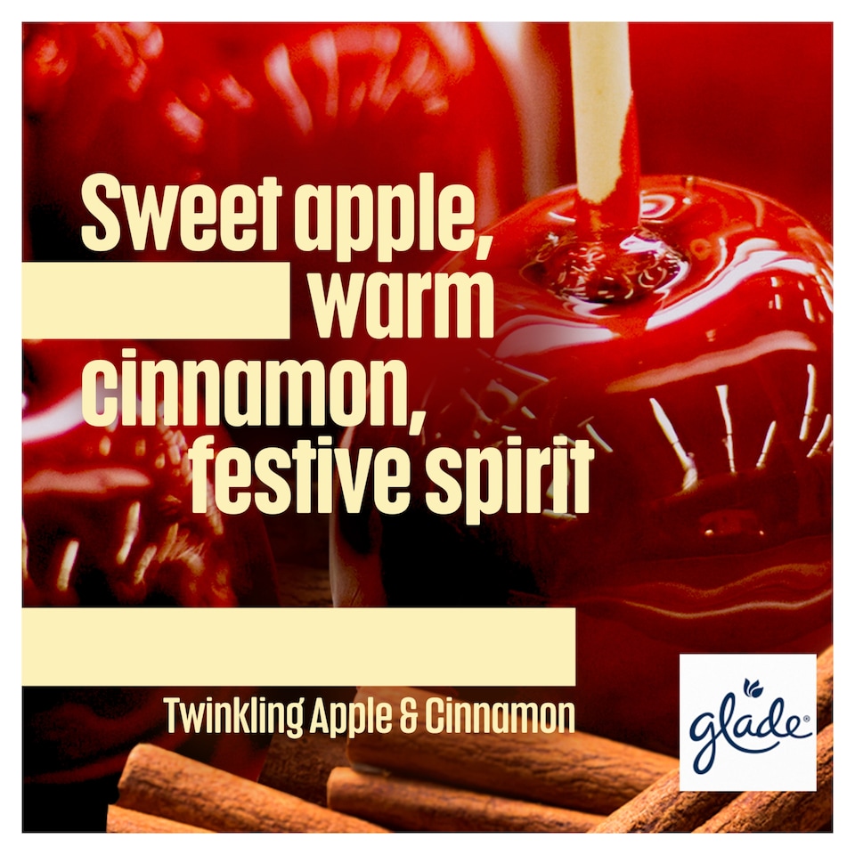 image 1 of Glade Warm Apple Pie Candle 108g