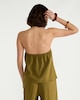 image 5 of The F&F Edit Bead Accent Halter Neck Co-ord Top in Olive
