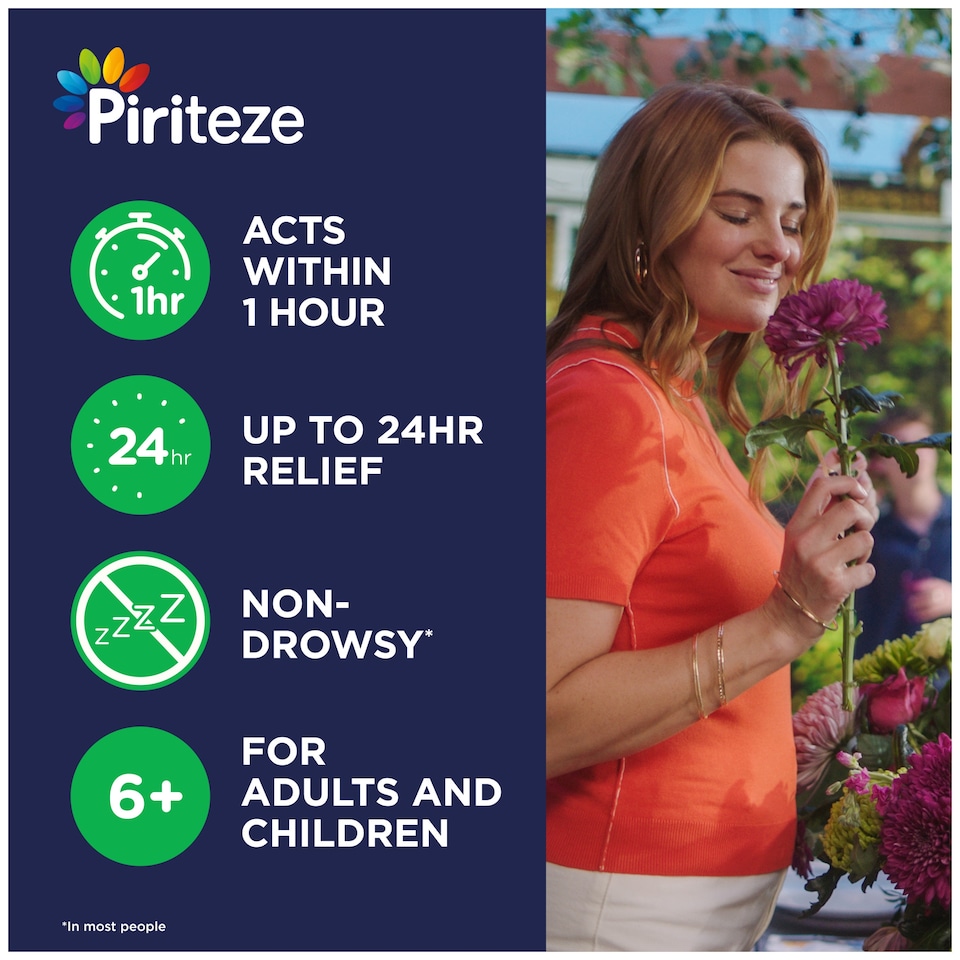 image 1 of Piriteze Hayfever & Allergy Relief Tablets 7s