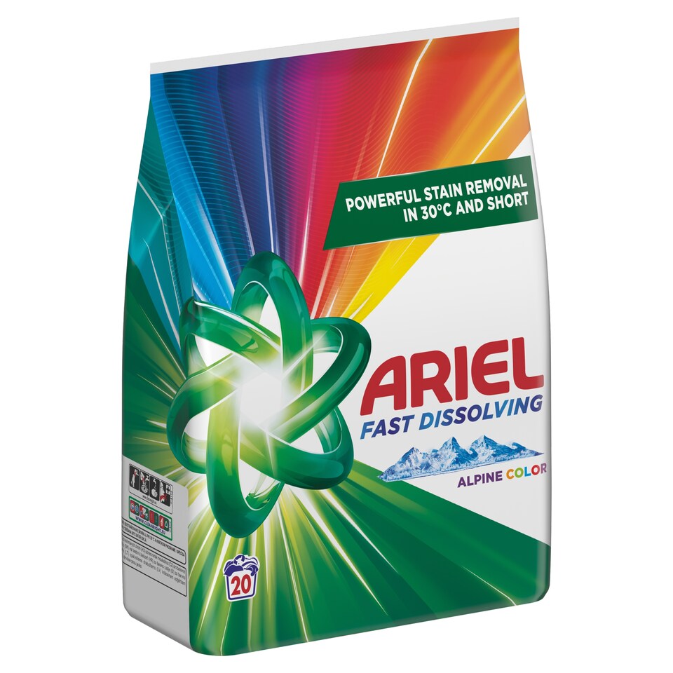 Ariel Alpine Color Mosópor, 1.1 kg, 20 Mosáshoz  1. kép