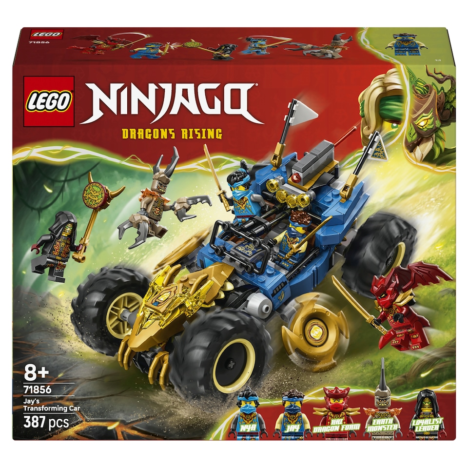 obrázok 1 z LEGO NINJAGO 71856 Jay a jeho transformačné auto