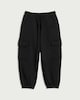 image 3 of F&F Boys Cotton Blend Cargo Joggers in Black