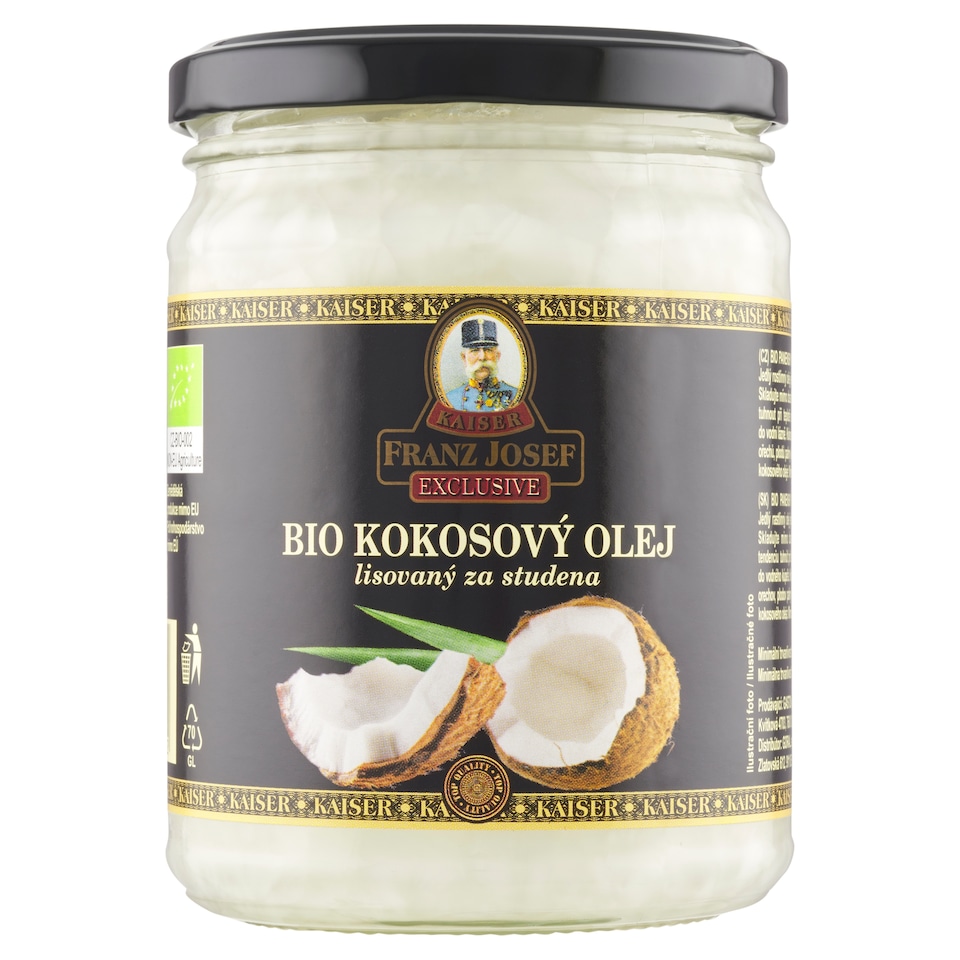 Franz Josef Kaiser Exclusive Bio kokosový olej lisovaný za studena 500 ml