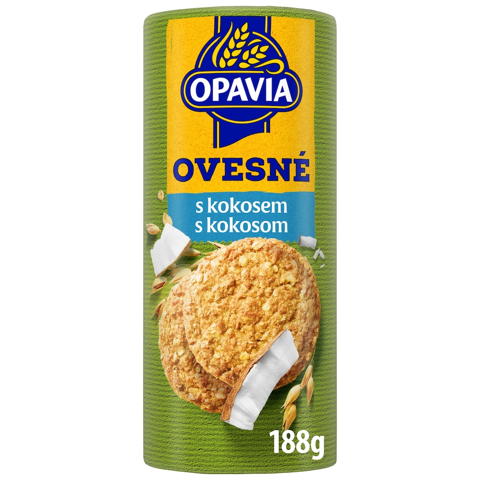 Opavia sušenky Zlaté Ovesné s kokosem 188g