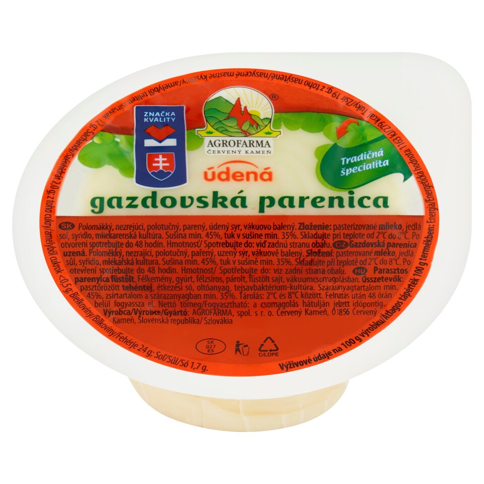 AGROFARMA Údená gazdovská parenica 0,110 kg