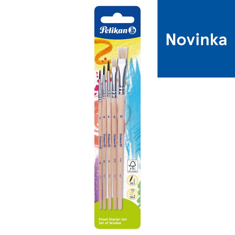 Pelikan Štartovacia sada štetcov 5 ks