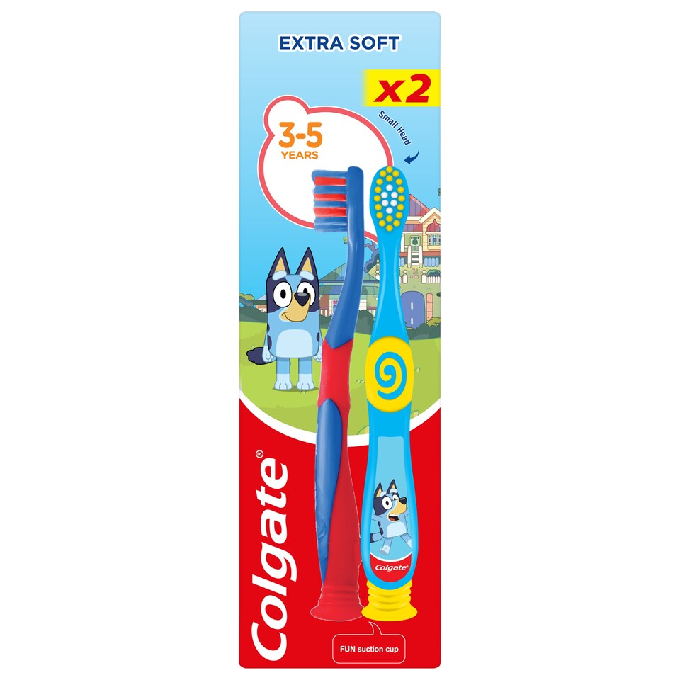 image 1 of COLGATE LITTLE KIDS' SMILES TOOTHBRUSH 3-5 YEARS, SUPER SOFT 2 pcs