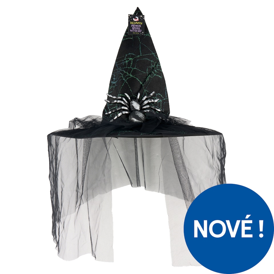 Goodmark Halloween Premium Spider Witch Hat