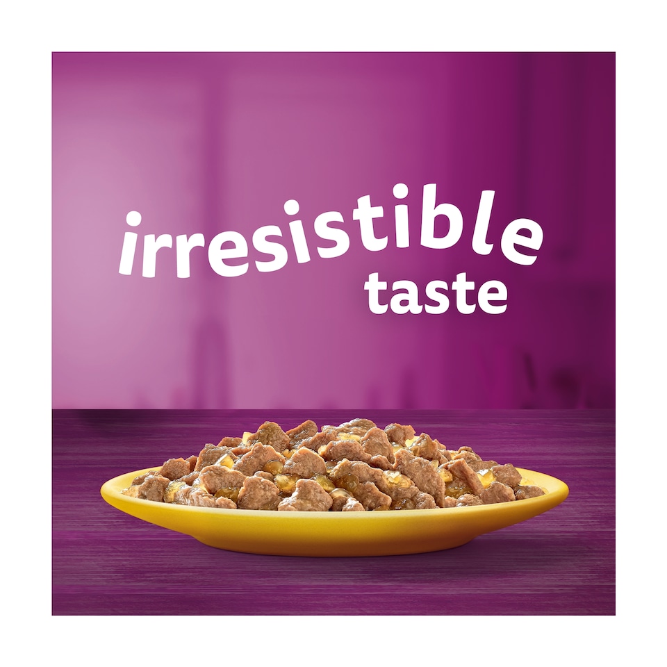 image 1 of Whiskas Adult Cat Food Pouches Poultry Feasts In Jelly 12x85g