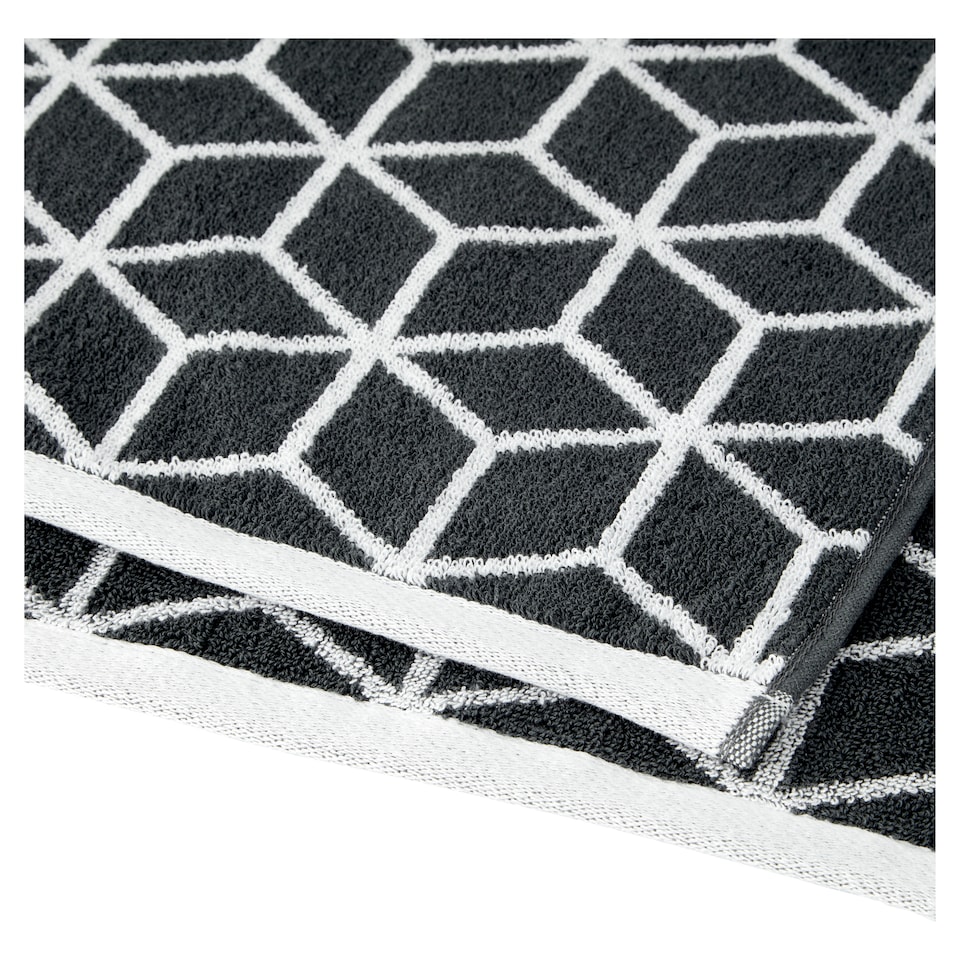 image 1 of F&F Home Diamond Geo Bath Sheet Towel