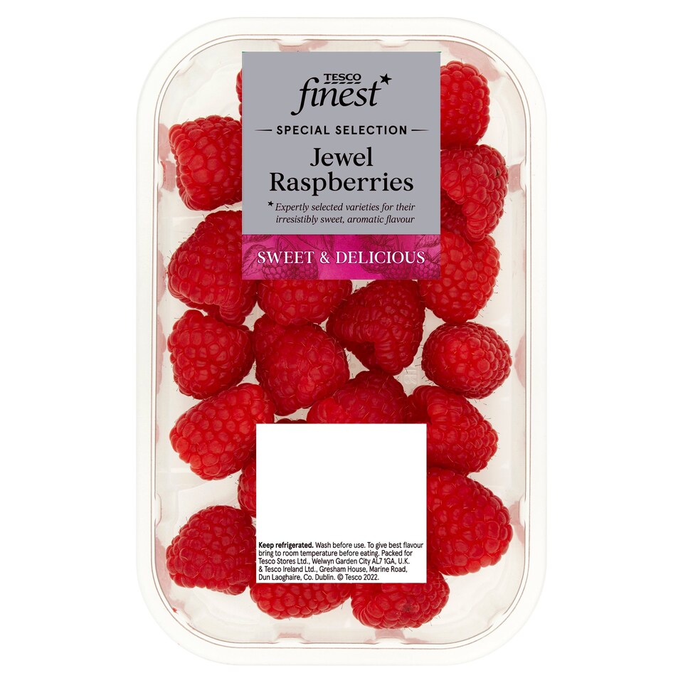 Tesco Finest Raspberries 150G Tesco Groceries