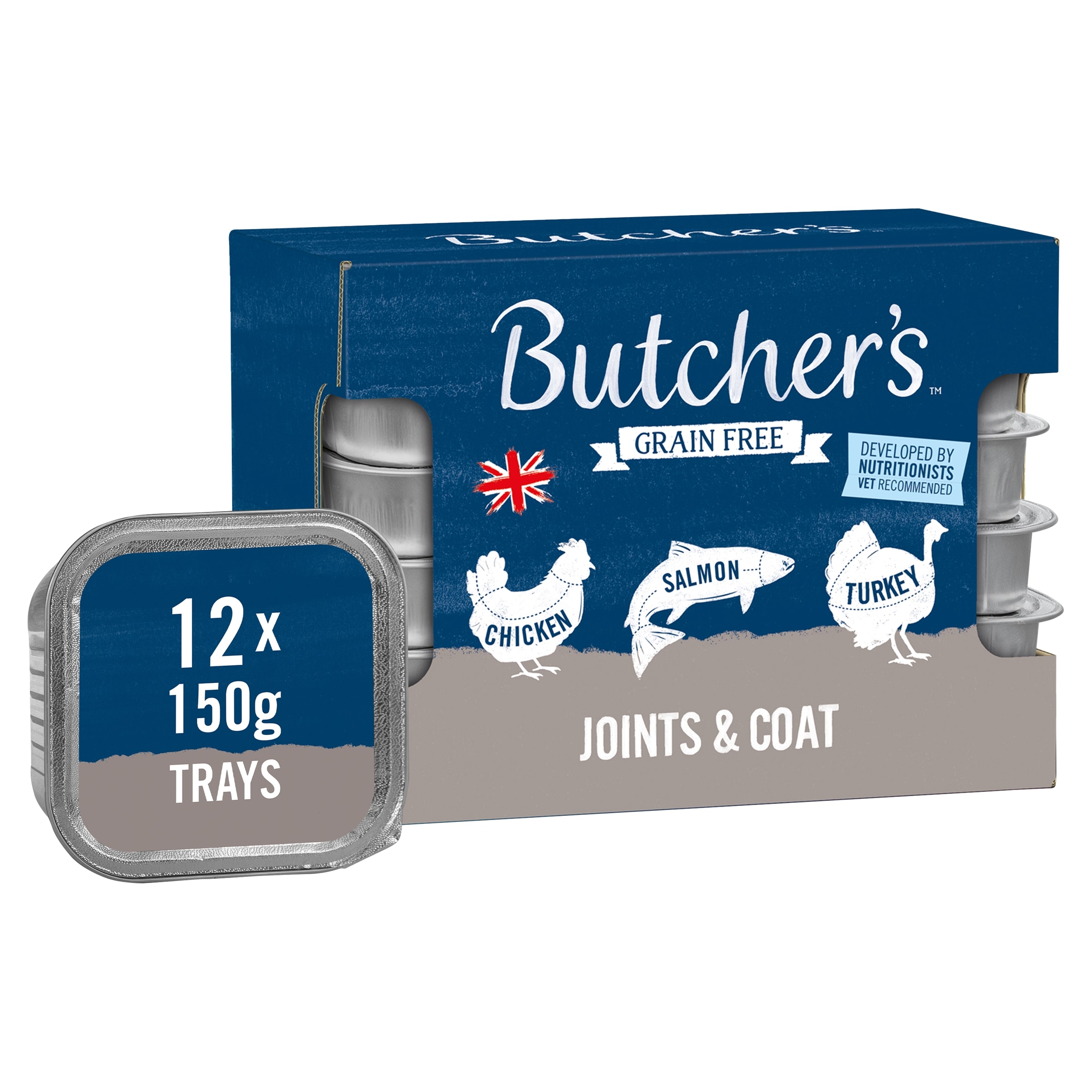 Butchers Joint & Coat Dog Food Mixed Selection 12X150g