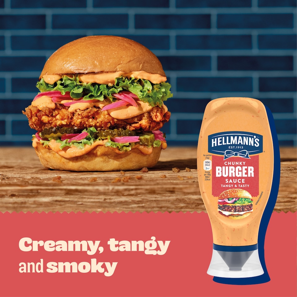 image 1 of Hellmann's Chunky Burger Sauce 250Ml