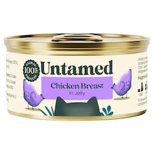 Untamed Chicken Breast in Jelly Cat Food 75G 
