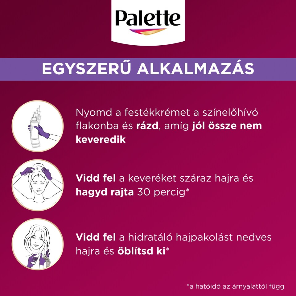 Palette Deluxe 5-11 Hamvas világosbarna tartós hajfesték  1. kép