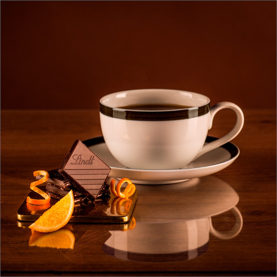 image 1 of Lindt Excellence Dark Chocolate Bar - Orange Intense 100g
