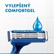 image 4 of Gillette Blue3 Comfort Men's Disposable Razors x8