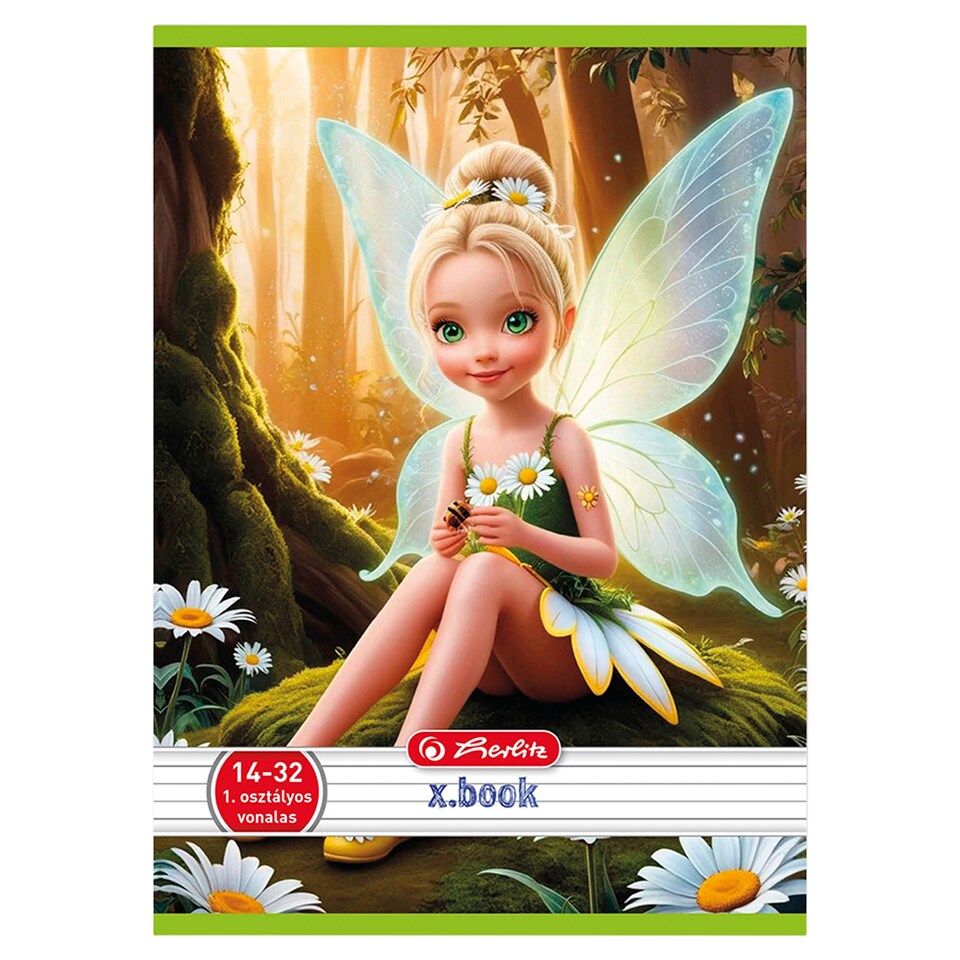 Herlitz iskolai vonalas füzet 1. osztályos lányoknak A5