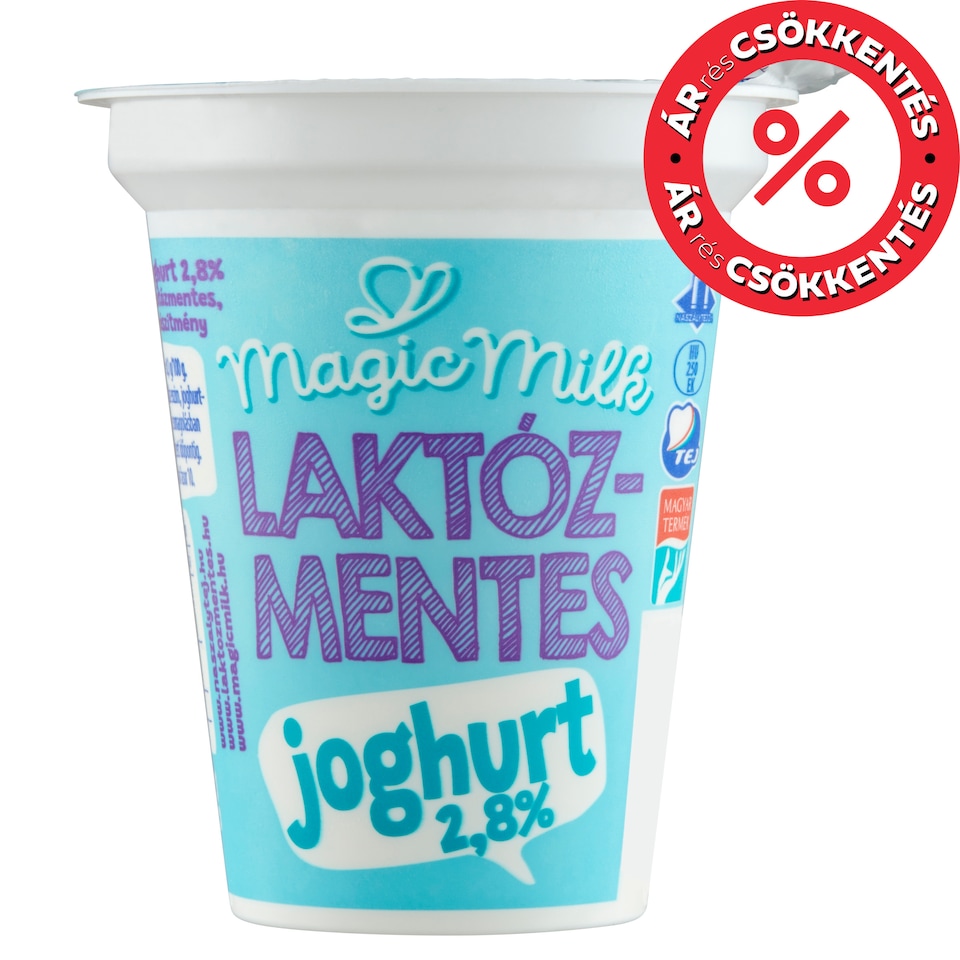 Magic Milk laktózmentes élőflórás zsírszegény natúr joghurt 150 g  1. kép