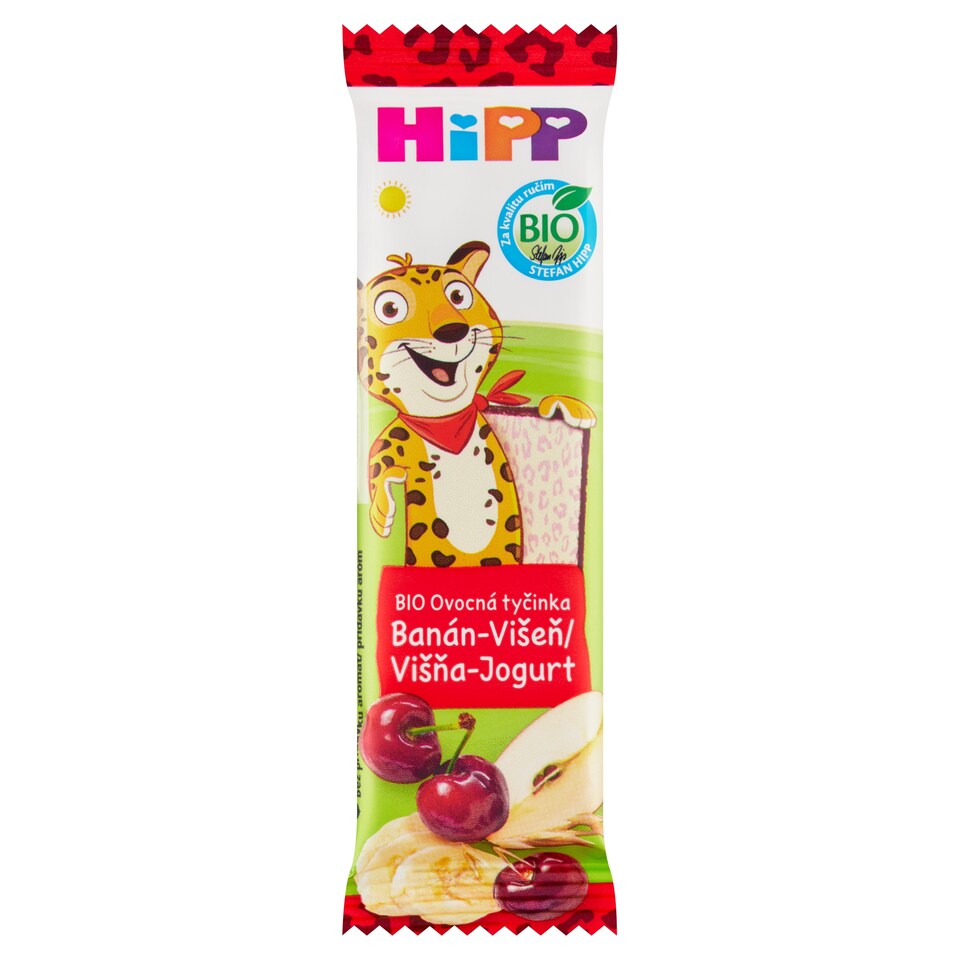 Obrázek 1 pro produkt HiPP Bio ovocná tyčinka banán višeň jogurt 23g
