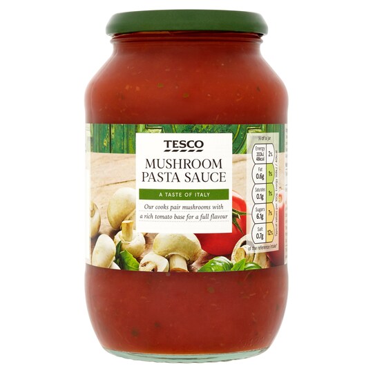 Tesco Bolognese Mushroom Pasta Sauce 725G Tesco Groceries