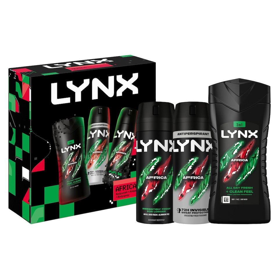 image 1 of Lynx Africa Trio Gift Set