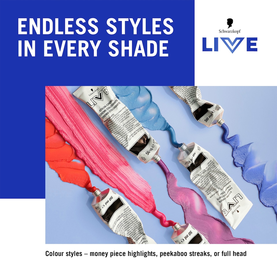 image 1 of Schwarzkopf LIVE Colour Moment 094 Purple Punk Semi-Permanent Hair Dye