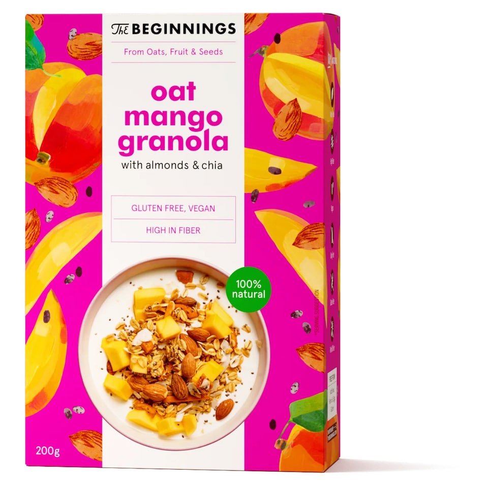 The Beginnings Mango ovesná granola 200g