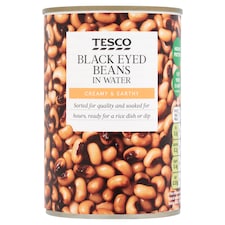 Tesco Black Eyed Beans In Water 400G