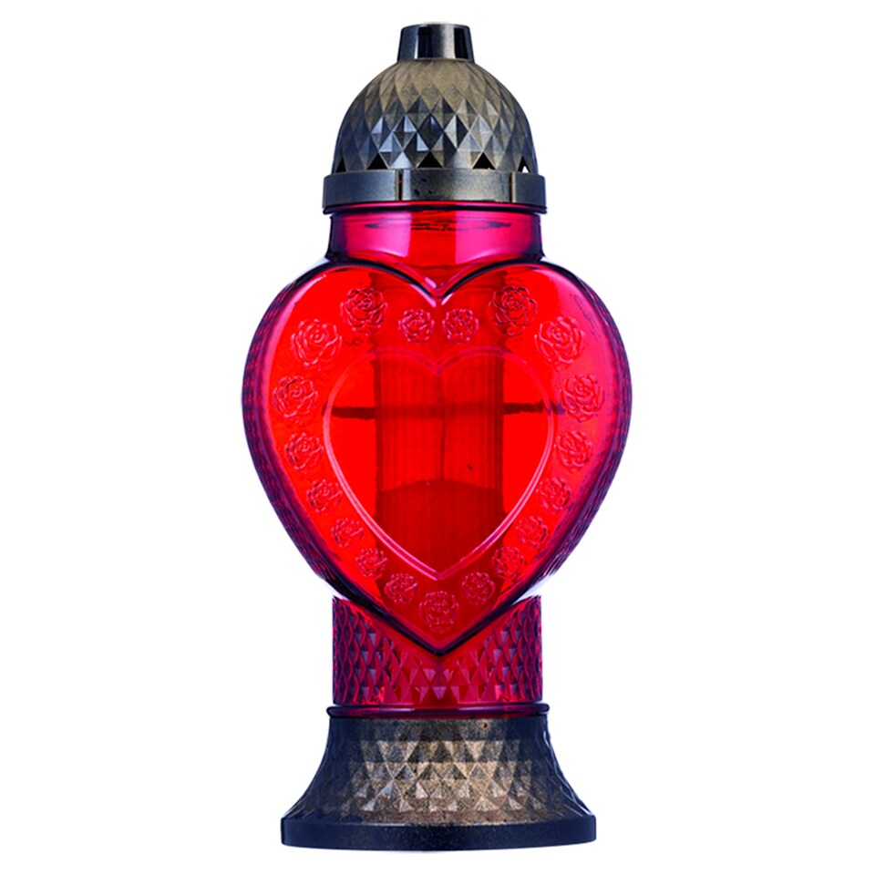 Glass Grave Candle LA493