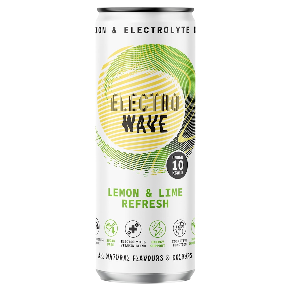 Electro Wave Lemon & Lime Refresh Drink 330ml