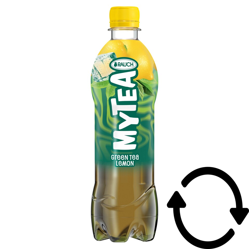 Rauch MyTea Green Tea Lemon Ice Tea Soft Drink Made from Green Tea 0,5 l