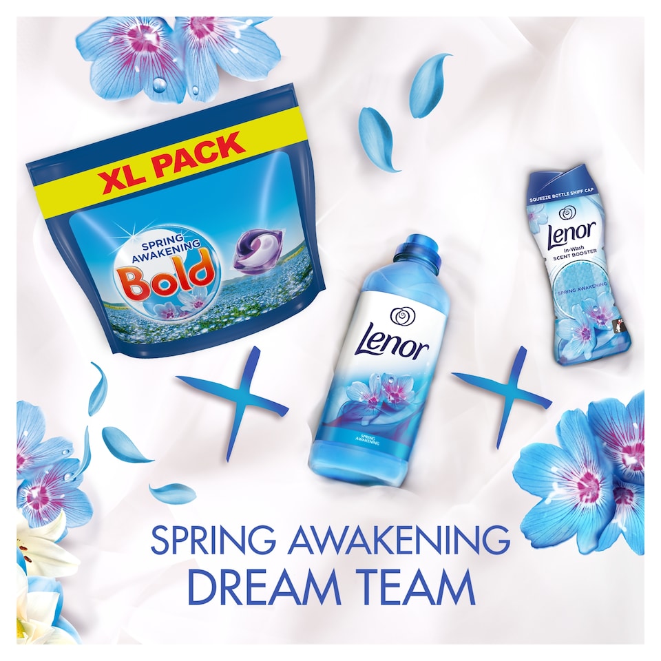 image 1 of Bold All in One Washing Pods Spring Awakening 58 Washes 1125.2g