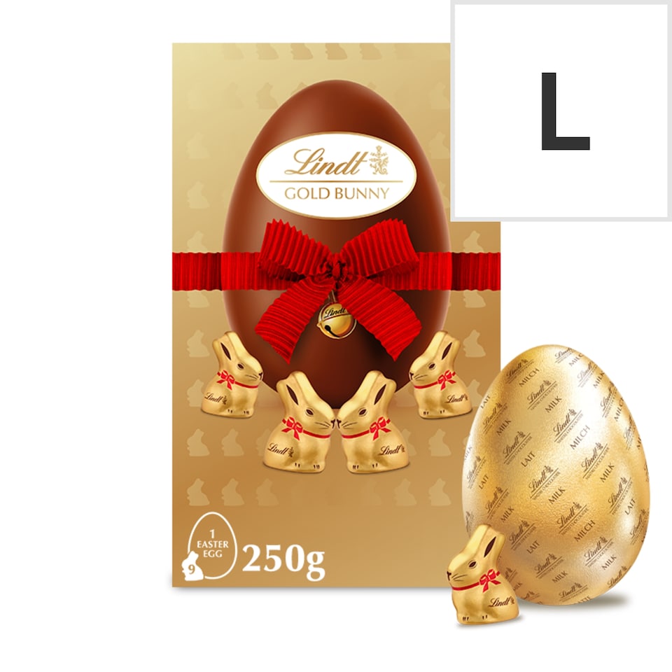 image 1 of Lindt Gold Bunny Milk Chocolate Egg 250g