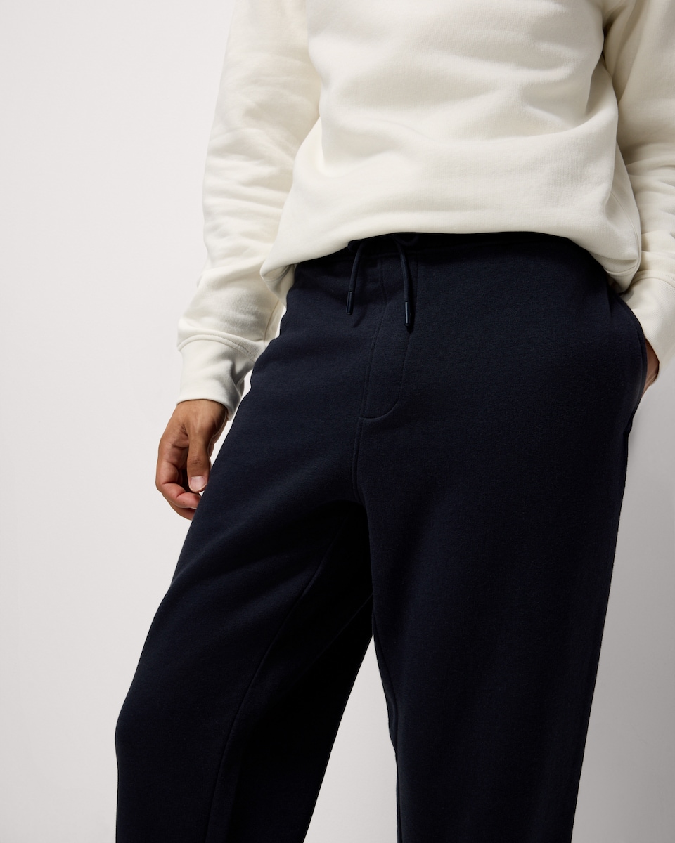 image 1 of F&F 2-Pack Cotton Rich Open Hem Joggers in Navy