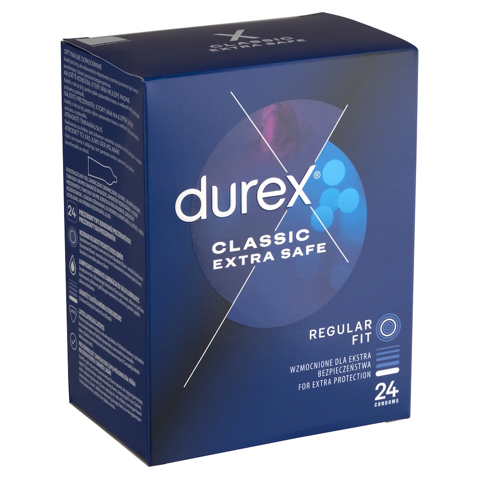Durex Classic Extra Safe óvszer 24 db 1. kép