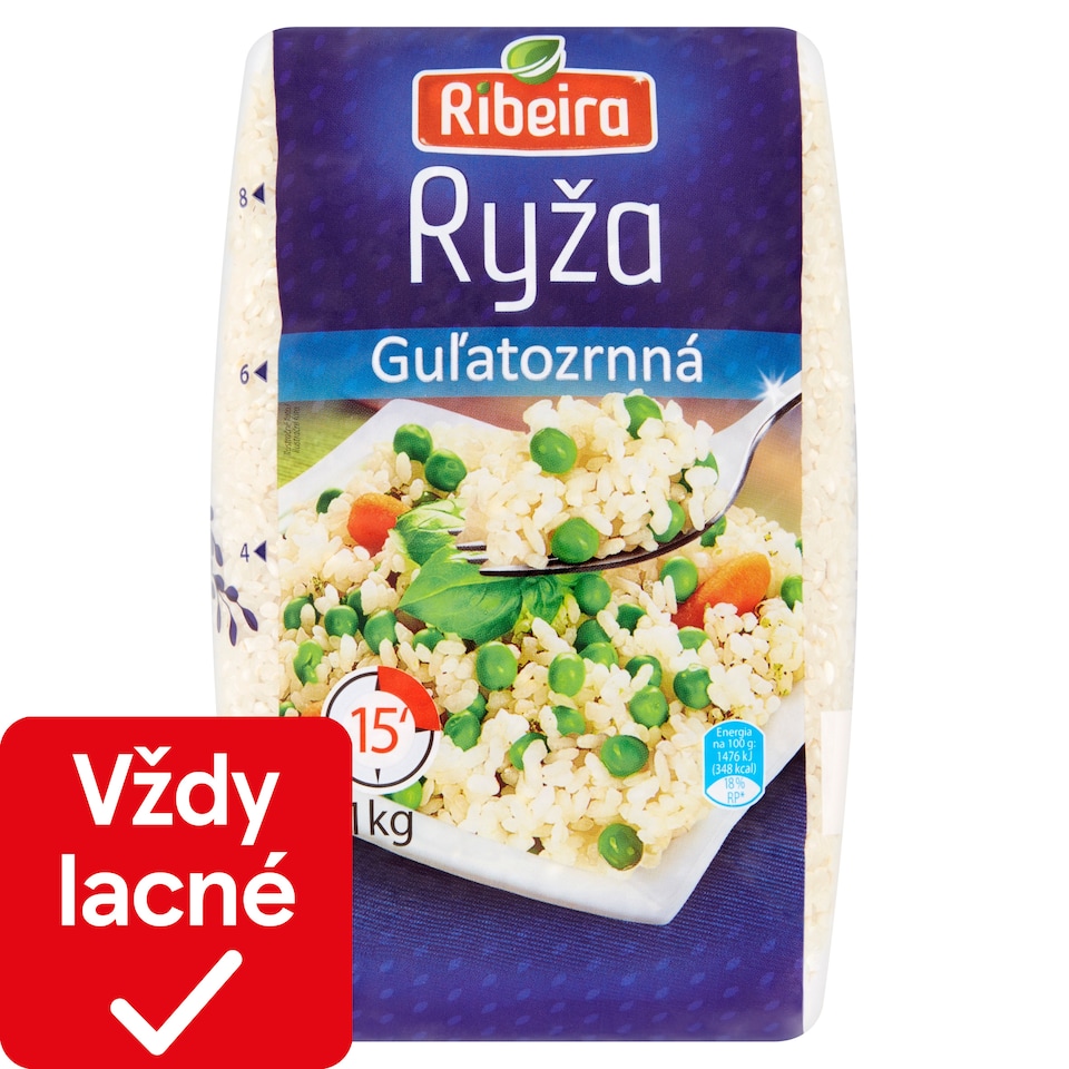 Ribeira Ryža lúpaná guľatozrnná 1 kg