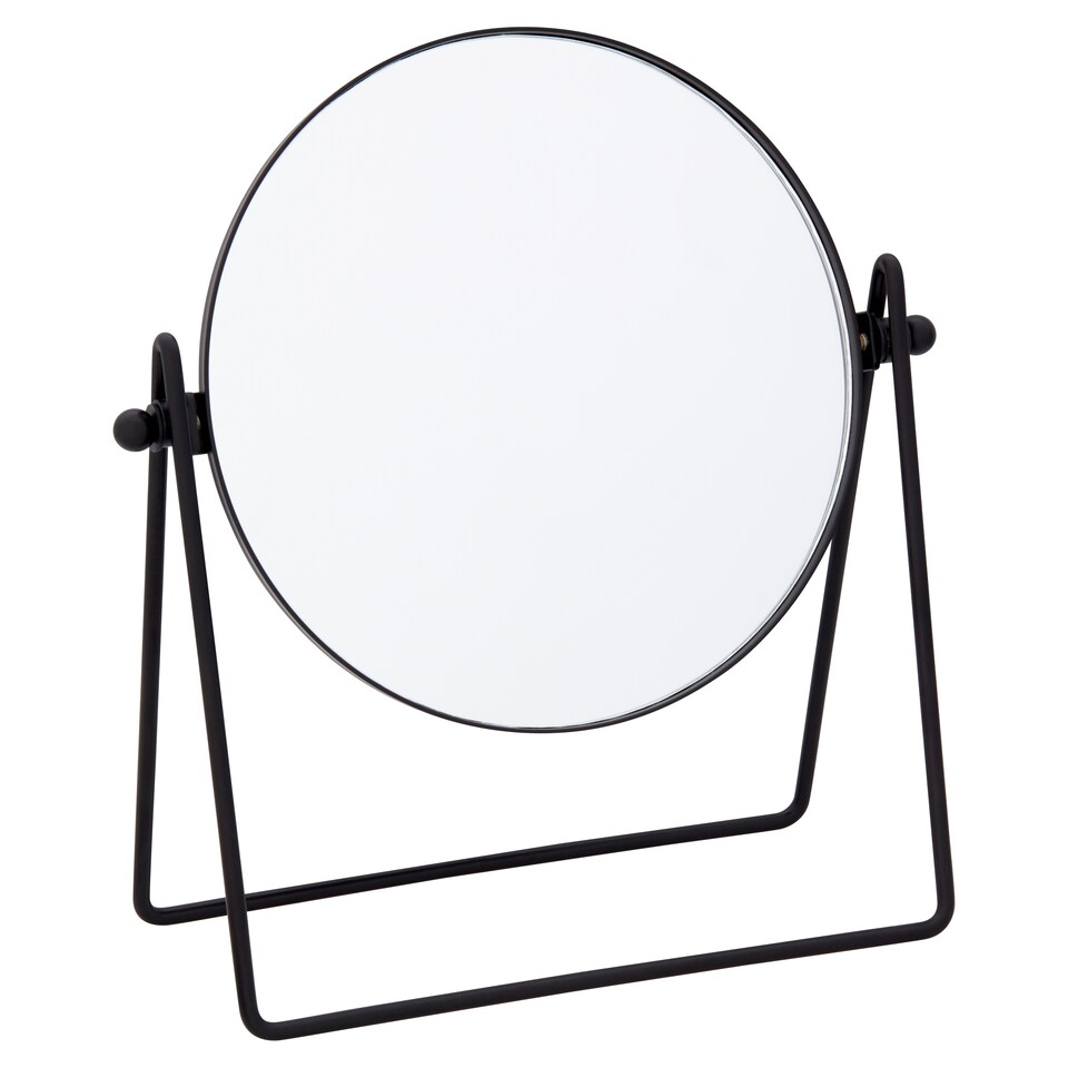 Tesco Black Round Mirror